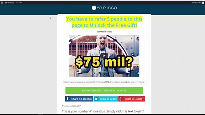 Viraloo Review – Get millions of viral traffic to your pages