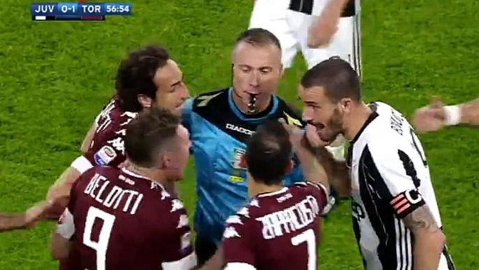 Acquah RED CARD Juventus vs Torino