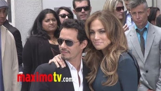 Jennifer Lopez & Marc Anthony Together WALK OF FAME