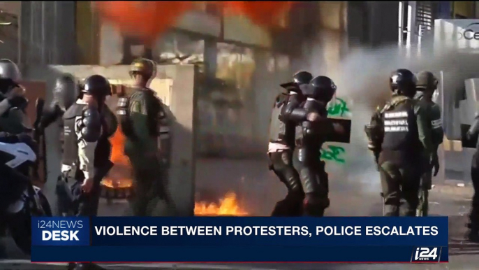 i24NEWS DESK | Violence between protesters, police escalates | Wednesday, May 10th 2017