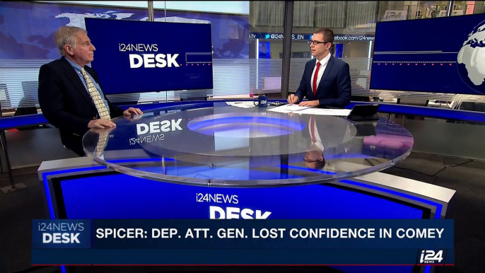 i24NEWS DESK | Spicer: Dep. Att. Gen. lost confidence in Comey | Wednesday, May 10th 2017