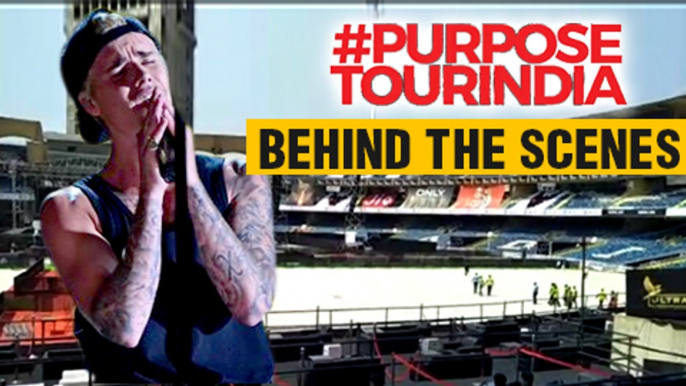 Justin Bieber Mumbai Concert Live Behind The Scene  DY Patil Stadium #PurposeTourIndia