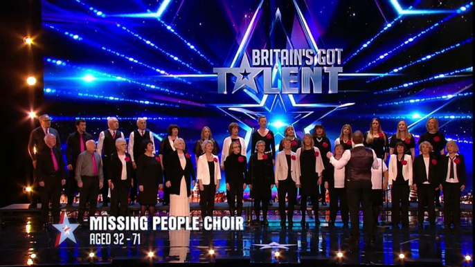 The Missing People Choir get their message across - Auditions Week 1 - Britain’s Got Talent 2017 - YouTube