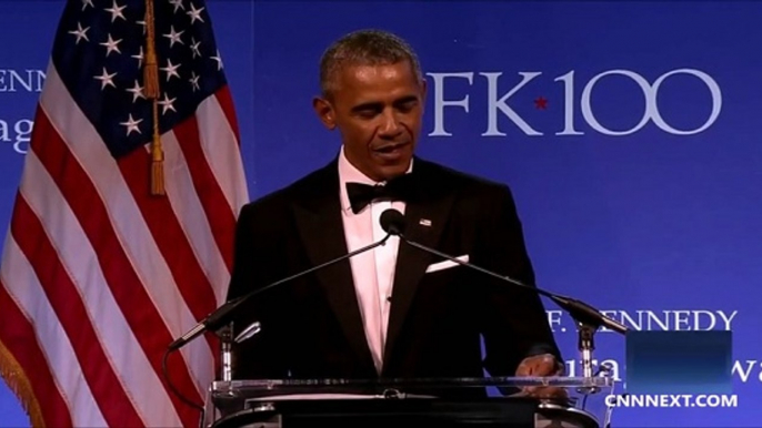 Former President Obama remarks upon receiving JFK Profile in Courage Award