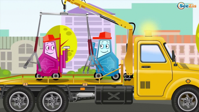 Children Video - Adventures with The Dump Truck and Diggers Trucks New Kids Cartoon - Cars & Trucks