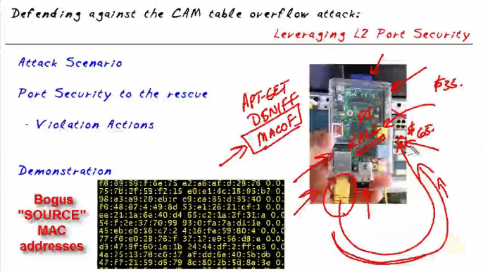 Council Certified Ethical Hacker CAM Table Attack and Port Security part 75 of 108