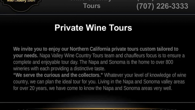 Napa valley wine tasting