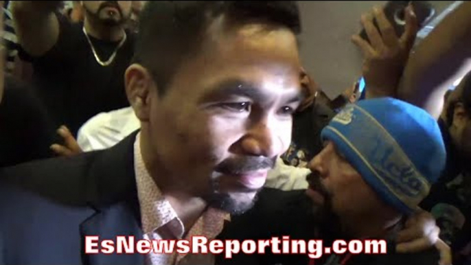 ALL HELL BREAKS LOOSE AS MANNY PACQUIAO LANDS IN LOS ANGELES IN SEARCH OF JESSIE VARGAS!!
