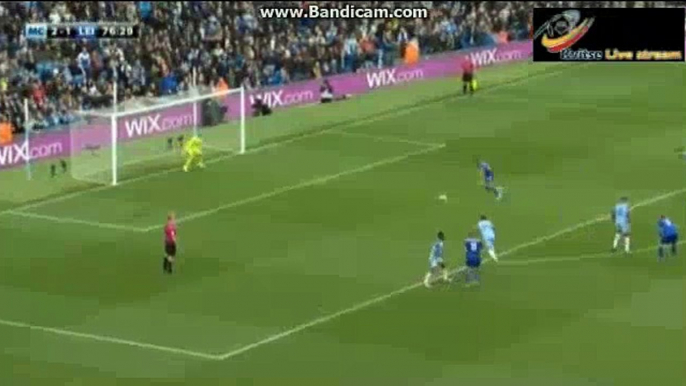 Riyad Mahrez Penalty Disallowed HD - Man City 2-1 Leicester City 13.05.2017 HD