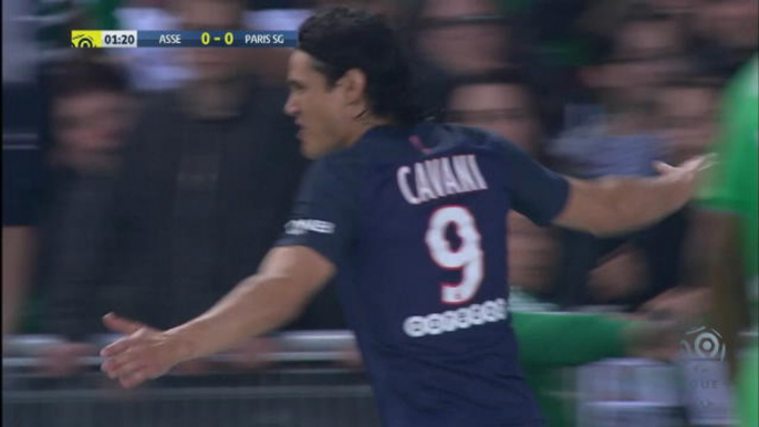 Cavani opens scoring for PSG