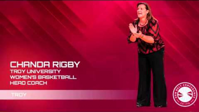 Sun Belt Basketball Media Teleconference: Troy Head Coach Chanda Rigby