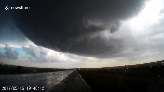 Golf ball sized hail batters the Texas Panhandle