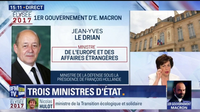 Gouvernement: retour sur la personnalité de Le Drian, nommé ministre des Affaires étrangères