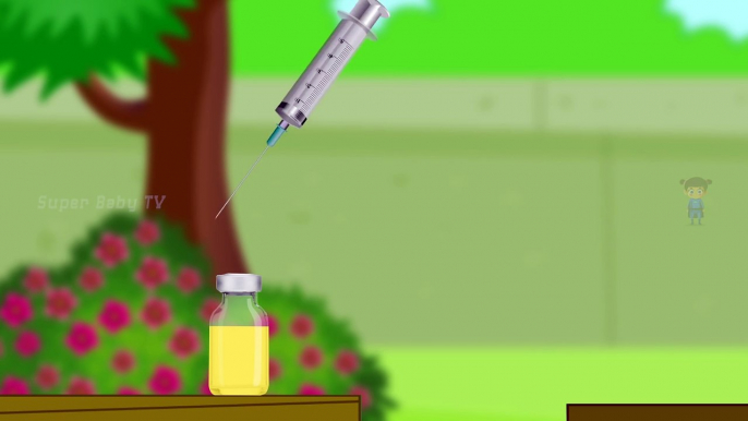 Funny Little Dog Injections in The Bottom - Learning Colors for Kids with 3D Dog_83