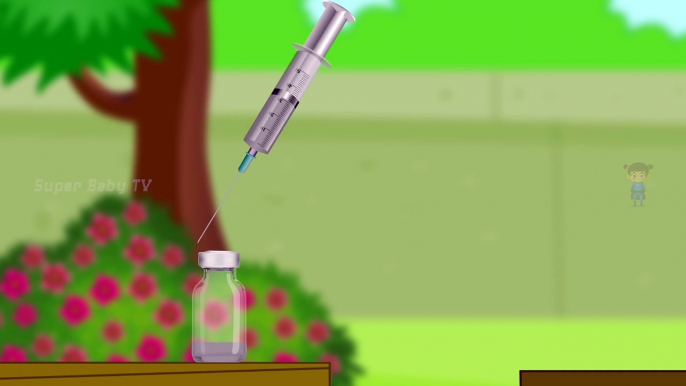 Funny Little Dog Injections in The Bottom - Learning Colors for Kids with 3D Dog_10