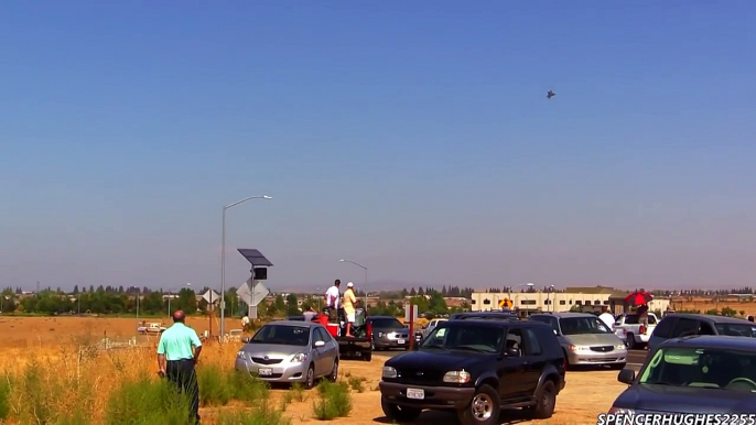 2014 CALIFORNIA CAPITAL AIR SHOW (Fri. Rehearsal) F-22 RAPTOR DEMO