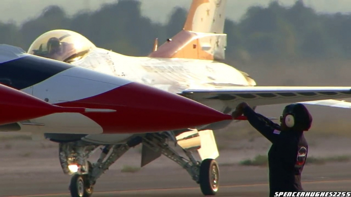 Aviation Nation 2011 - U.S.A.F. Thunderbirds Complete Demonstration part 2/2