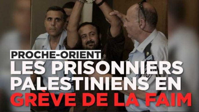 Les prisonniers palestiniens dans une grande grève de la faim