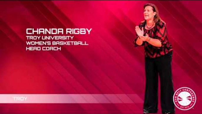 2015 Sun Belt Women's Basketball Championship Teleconference: Troy Head Coach Chanda Rigby