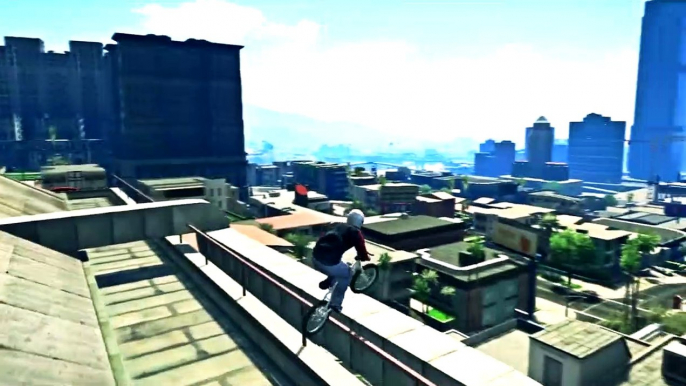 GTA 5 - BMX F  (GTA V BMX Stunts Montage)