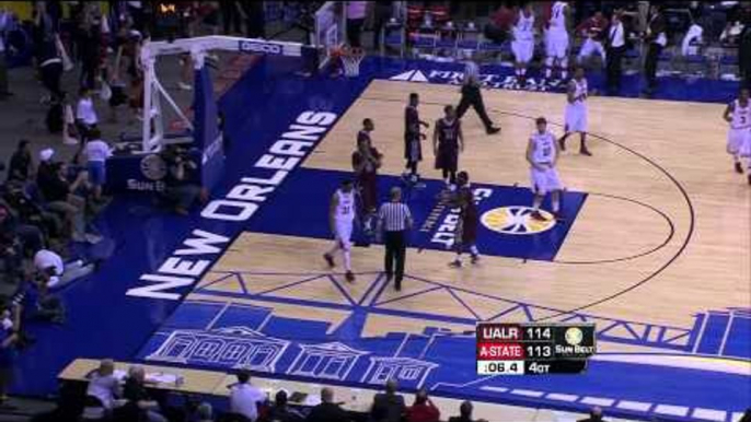 2014 Sun Belt Basketball Championship Men's Quarterfinals - Arkansas State vs. UALR Highlights