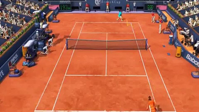 Virtua tennis 4 : Rafael Nadal vs Roger Federer Roland Garros