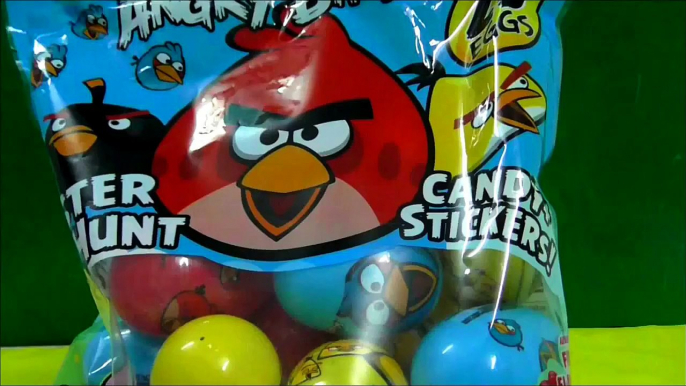 Angry Birds Game Easter Surprise Eggs Full Angry Birds Candy and Angry Birds Sticker