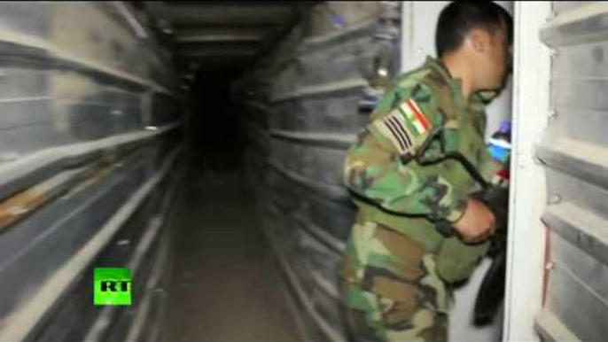 Inside ISIS underground tunnels and bunkers in Mosul area