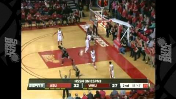 02/09/2013 Arkansas State vs Western Kentucky Men's Basketball Highlights