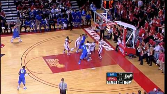 03/02/2013 Middle Tennessee vs Western Kentucky Men's Basketball Highlights