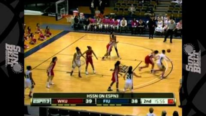 02/16/2013 WKU vs FIU Women's Basketball Highlights