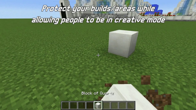 Minecraft: [::] Prevent players in creative mode from placing/breaking blocks