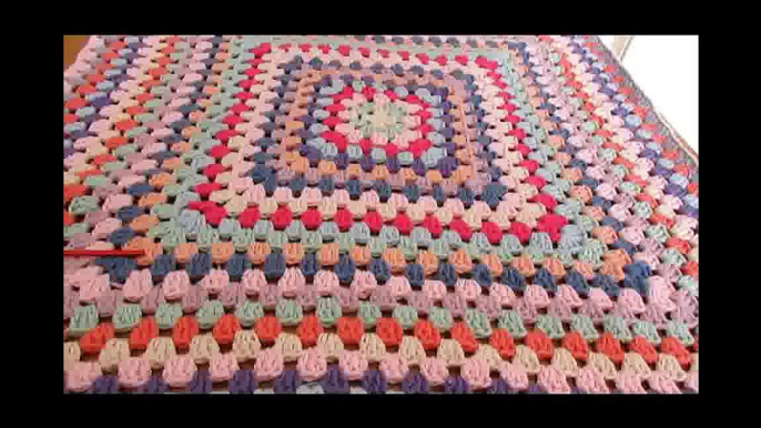 VERY EASY crochet granny square blanket never ending crochet granny square baby blanket