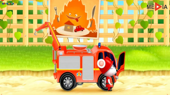 fire truck cartoons for children, Firetrucks rescue, car cartoons for kids, videos for children-7aUA