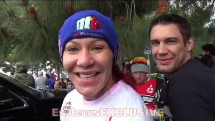 Cris Cyborg: Rousey HAS TO REMATCH Holm SURPRISED SHE "HID UNDER PILLOW" HOPES Pacquiao K.O. Bradley