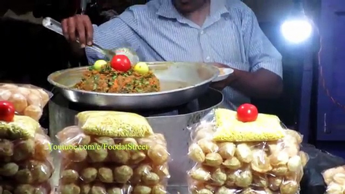 Indian Street Food Chennai - Street Food India - Masala Puri Chaat - Food street