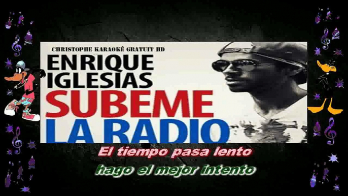 Enrique Iglesias Feat Zion & Lennox & Descemer Bueno - Súbeme la radio KARAOKE / INSTRUMENTAL