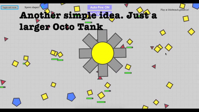 Diep.io NEW SUPER ARENA CLOSER CUSTOM TANK! CREATE YOUR OWN TANK (diepio)