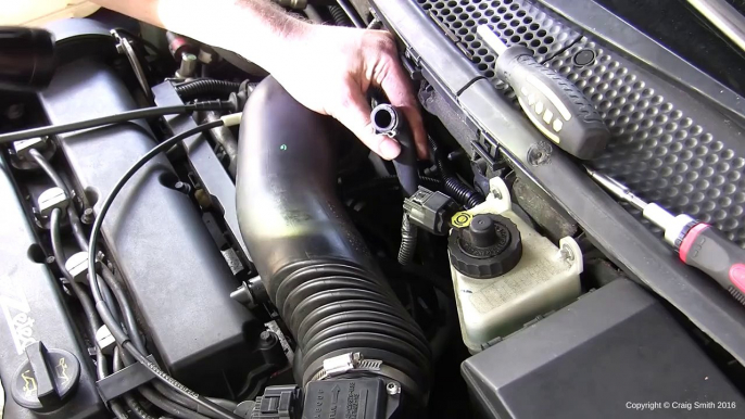 Simple how-to - Replace Ford Focus PCV valve & hose, blown