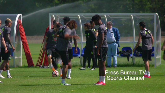 Chelsea Training pre Chelsea vs Arsenal FA CUP FINAL