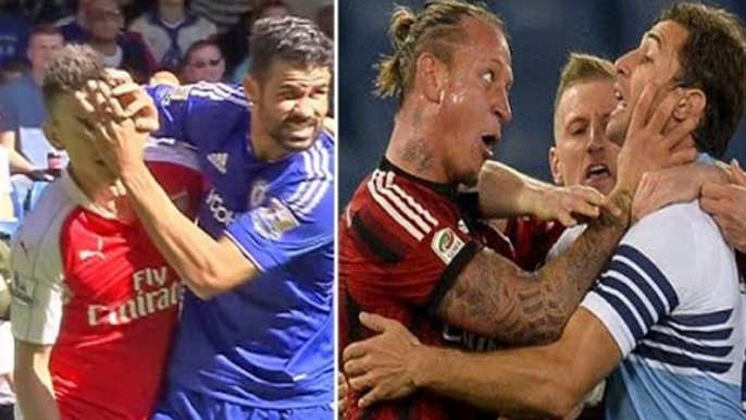 Craziest Football Fights Moments 2015 - Fights, Fouls, Red Card