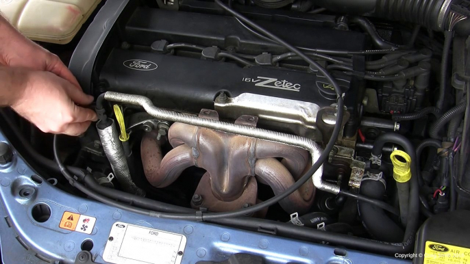 Simple how-to - Replace Ford Focus PCV valve & hose, blown rocker gasket #1