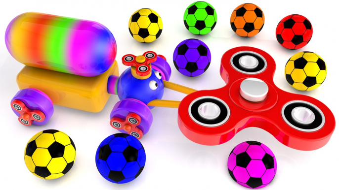 learn colors with Soccer Balls gumball Car Machine Pumping For Children Toddlers Babies