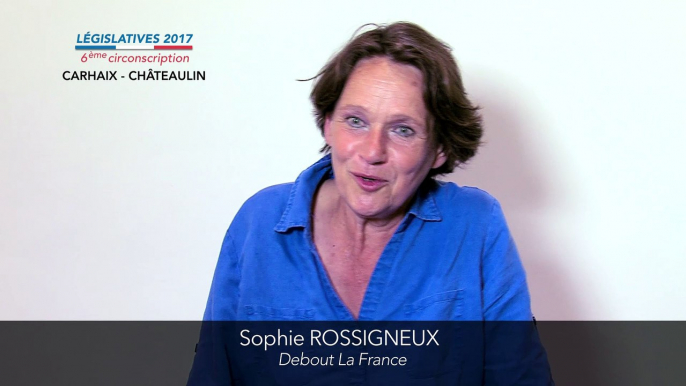 Législatives 2017. Sophie Rossigneux : 6e circonscription du Finistère (Carhaix-Châteaulin)