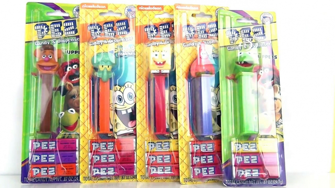 Muppets PEZ Candy Dispensers Kermit the Frog Miss Piggy | itsplaytime612