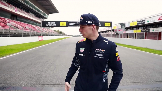 Max Verstappen perfects a lap at the Spanish Grand Pr