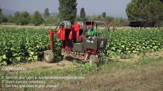 Primitive Technology vs World Modern Agriculture Mega Machines Harvester Hay Bale Collector T