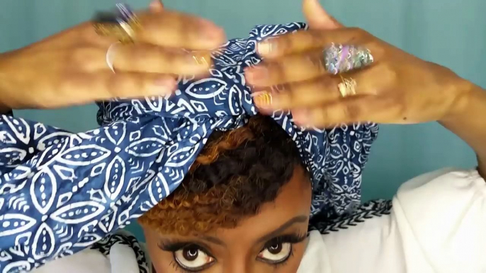 4 Quick & EASY Headwrap/Turban Styles (Short Natural Hair & TWA Friendly)