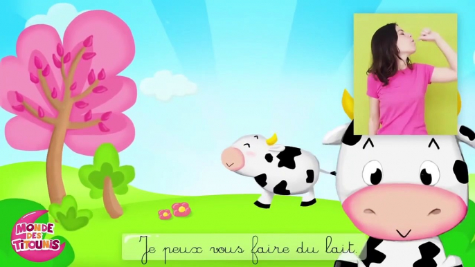 La comptinette de la vache - Petites comptines à gestes pour bébés - Titounis-80j1hemRCi