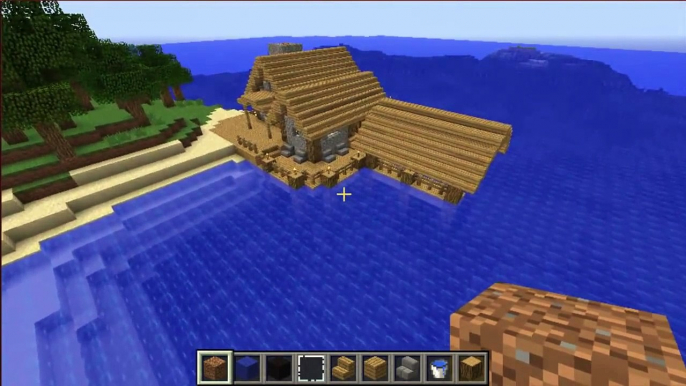 Minecraft Xbox 360 Speed Boat Tutorial- How To Build A Boat In Minecraft